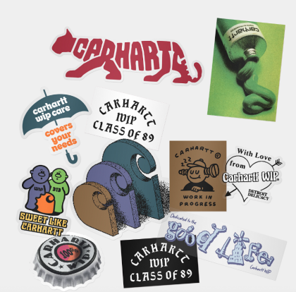 doplněk Carhartt WIP Sticker Bag (10 x 10 Pack)