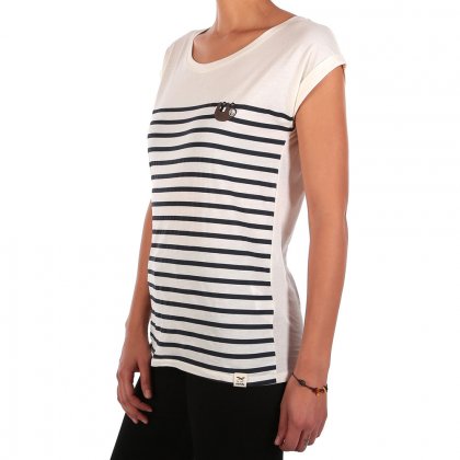 dámské triko IrieDaily Slothy Stripe Tee offwhite