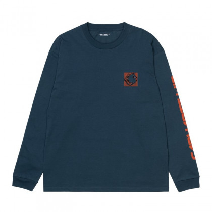 pánské triko Carhartt WIP L/S Grid C T-Shirt