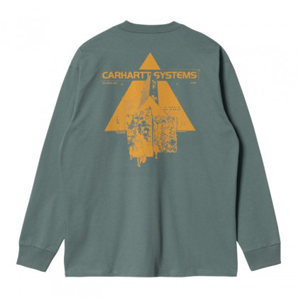 pánské triko Carhartt WIP L/S Pyramid T-Shirt