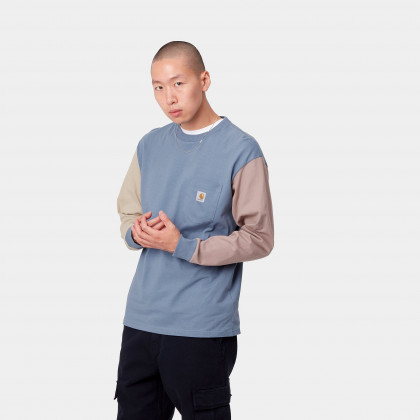 pánské triko Carhartt WIP L/S Triple Pocket T-Shirt