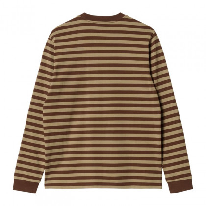 pánské triko Carhartt WIP L/S Scotty Pocket T-Shirt