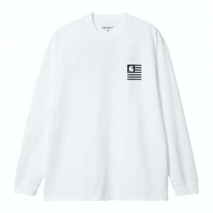 pánské triko Carhartt WIP L/S Book State T-Shirt