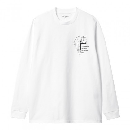pánské triko Carhartt WIP L/S Ratios T-Shirt