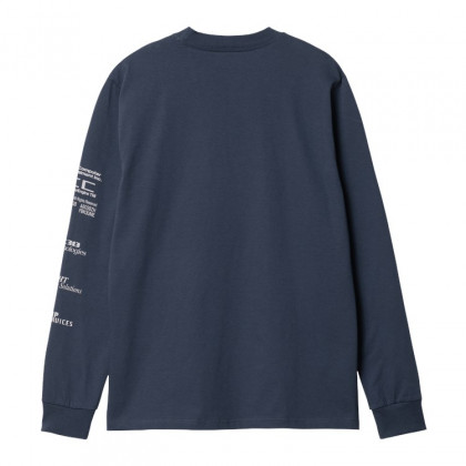 pánské triko Carhartt WIP L/S Data Solutions T-Shirt