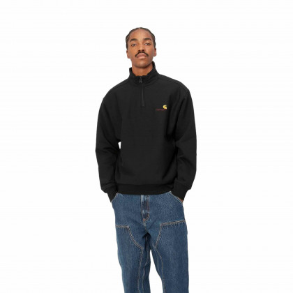 pánská mikina Carhartt WIP Half Zip American Script Sweat
