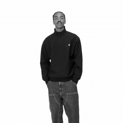 pánská mikina Carhartt WIP Half Zip American Script Sweat