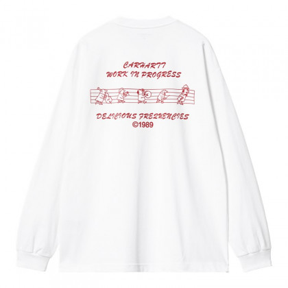 pánské triko Carhartt WIP L/S Delicious Frequencies T-S