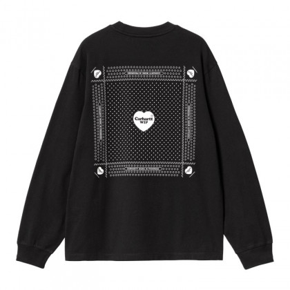 dámské triko Carhartt WIP W' L/S Heart Bandana T-Shirt