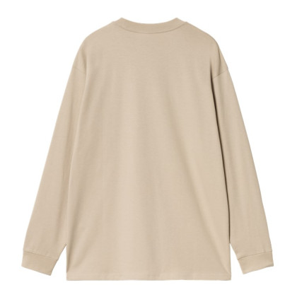 pánské triko Carhartt WIP L/S Script Embroidery T-Shirt