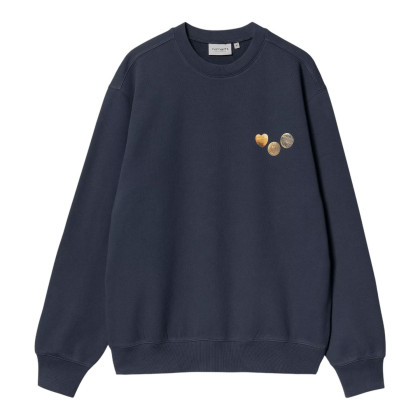 pánská mikina Carhartt WIP Button Sweat