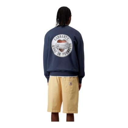 pánská mikina Carhartt WIP Button Sweat