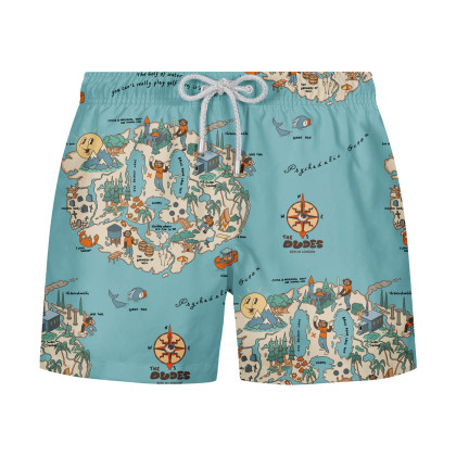 pánské kraťasy TheDudes Dudland Swim Shorts