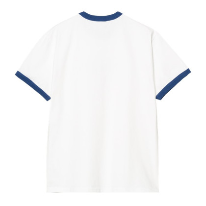 pánské triko Carhartt WIP S/S Connection Script Ringer T-S