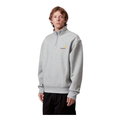 pánská mikina Carhartt WIP Half Zip American Script Sweat