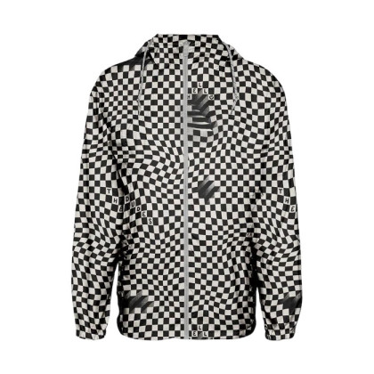 pánská bunda THEDUDES  Checkered Windbreaker 