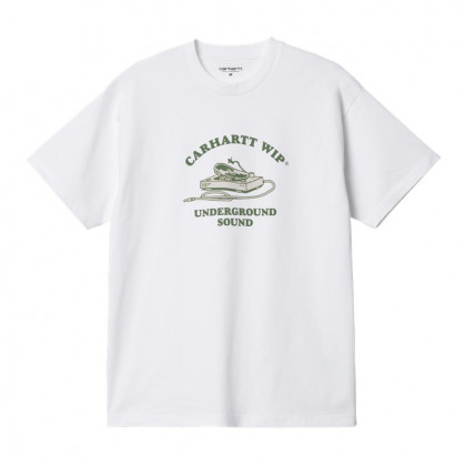 Carhartt Mens Babybrush Duck Short Sleeved Organic T-Shirt - White – The  Foot Factory