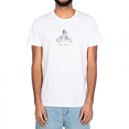 pánské triko IrieDaily Cavy Bike Tee white