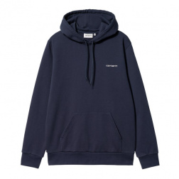 pánská mikina Carhartt WIP Hooded Script Embroidery Sweat