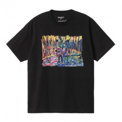 pánské triko Carhartt WIP S/S Ollie Mac Icy Lake T-S