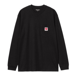 pánské triko Carhartt WIP L/S Pocket Heart T-Shirt