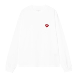 dámské triko Carhartt WIP W' L/S Heart Patch T-Shirt