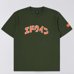 pánské triko EDWIN Katakana Retro TS