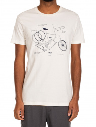 pánské triko IrieDaily Bikeplosion Tee offwhite